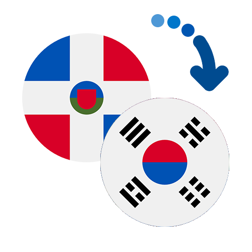 Wie kann man online Geld von der Dominikanische Republik nach Südkorea senden?