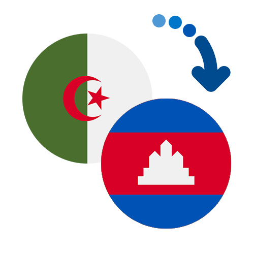 Wie kann man online Geld von Algerien nach Kambodscha senden?