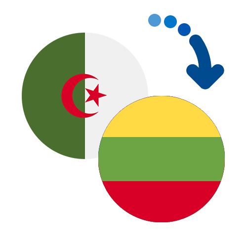 How to send money from Algeria to Lithuania