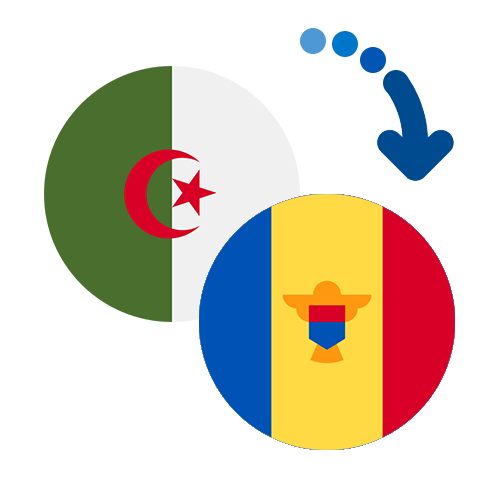 ¿Cómo mandar dinero de Argelia a Moldavia?