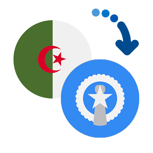 Wie kann man online Geld von Algerien auf die Nördlichen Marianen senden?