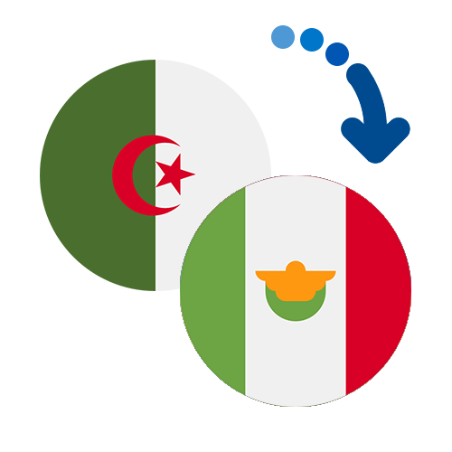 Wie kann man online Geld von Algerien nach Mexiko senden?
