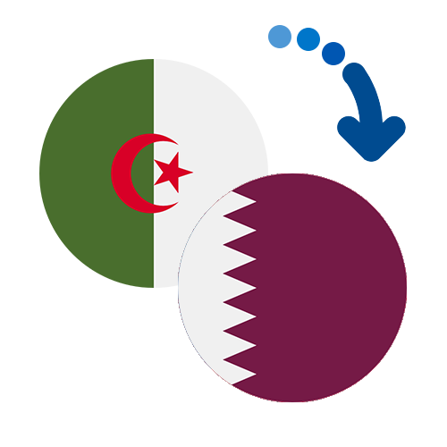 Wie kann man online Geld von Algerien nach Katar senden?