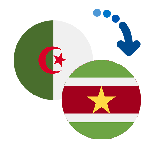 ¿Cómo mandar dinero de Argelia a Surinam?