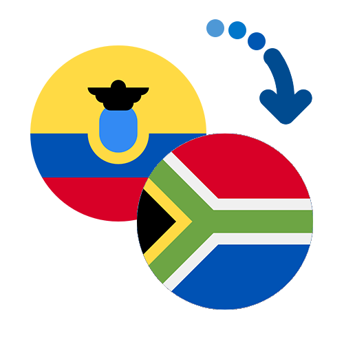 Wie kann man online Geld von Ecuador nach Südafrika senden?