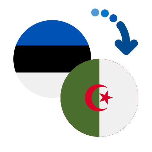 Wie kann man online Geld von Estland nach Algerien senden?