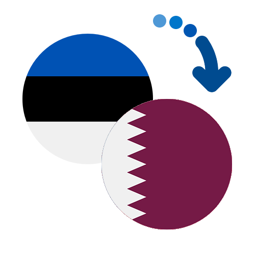 Wie kann man online Geld von Estland nach Katar senden?