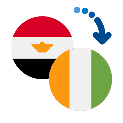 Jak wysłać pieniądze z Egiptu do Wybrzeże Kości Słoniowej online?