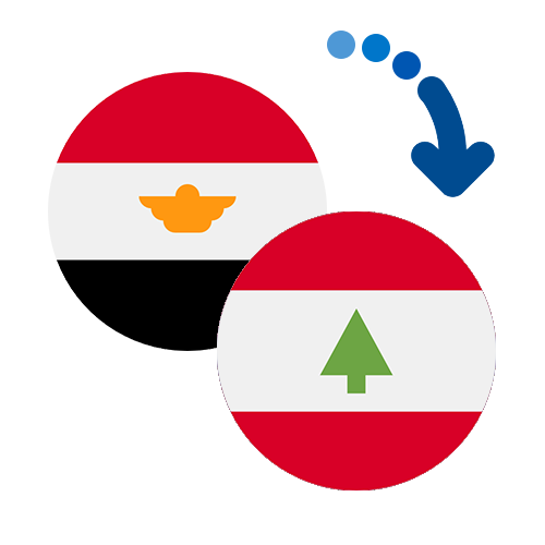 Wie kann man online Geld von Ägypten nach Libanon senden?