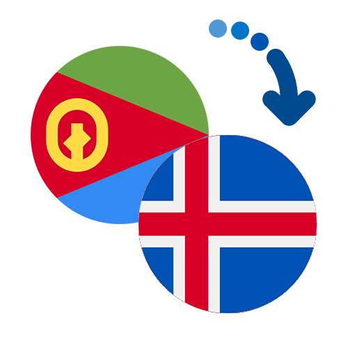 Wie kann man online Geld von Eritrea nach Island senden?