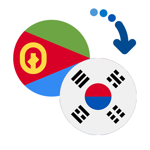 Wie kann man online Geld von Eritrea nach Südkorea senden?