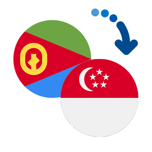 Wie kann man online Geld von Eritrea nach Singapur senden?