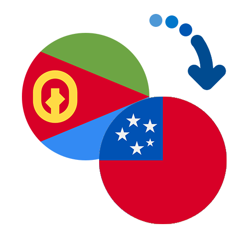 Wie kann man online Geld von Eritrea nach Samoa senden?