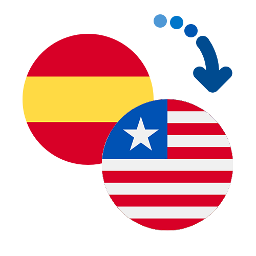 How to send money from Spain to Liberia
