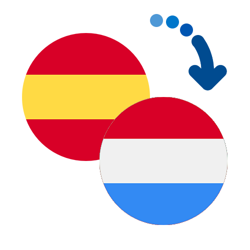 How to send money from Spain to Luxembourg