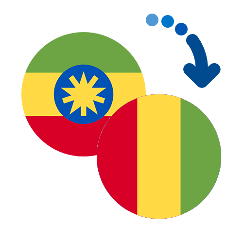 Wie kann man online Geld von Äthiopien nach Guinea senden?