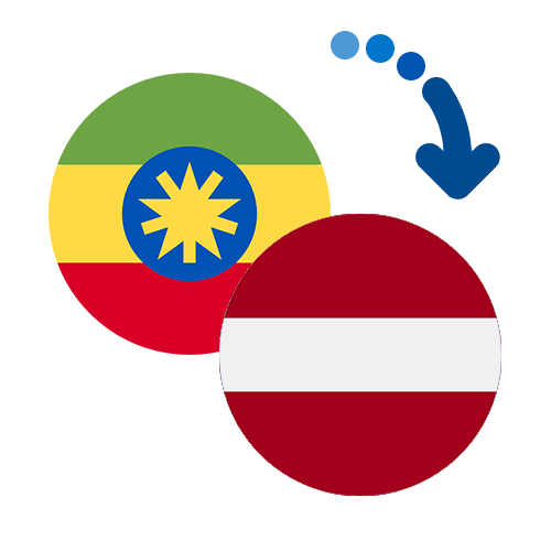 Jak wysłać pieniądze z Etiopii na Łotwę online?