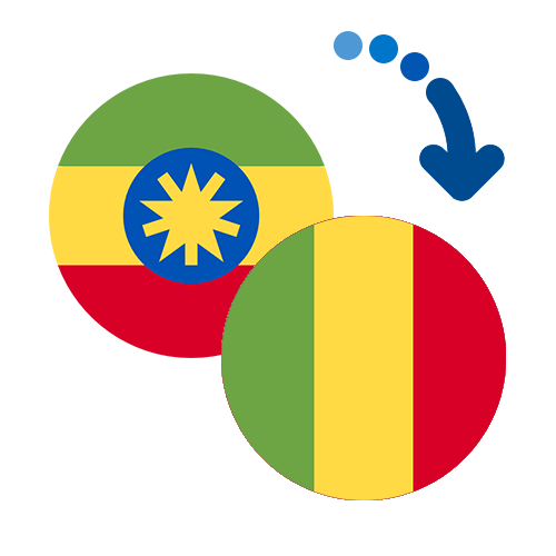 Wie kann man online Geld von Äthiopien nach Mali senden?