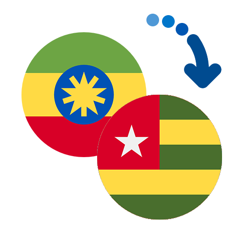 Wie kann man online Geld von Äthiopien nach Togo senden?