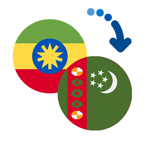 Wie kann man online Geld von Äthiopien nach Turkmenistan senden?