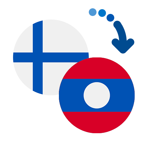 Wie kann man online Geld von Finnland nach Laos senden?