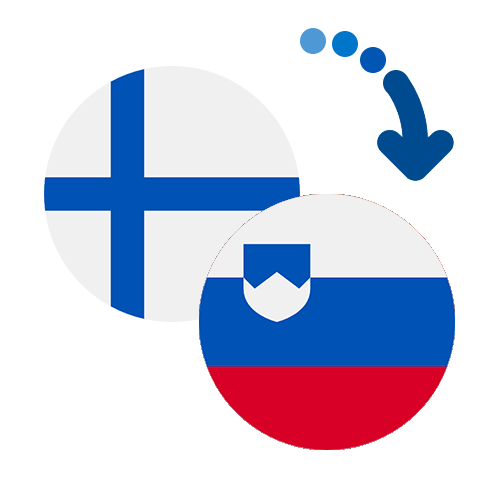 Wie kann man online Geld von Finnland nach Slowenien senden?