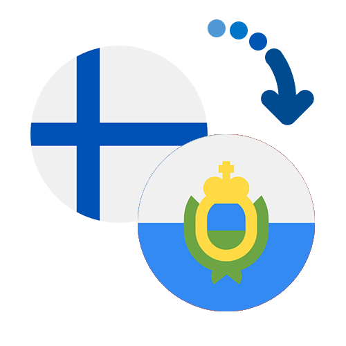 Wie kann man online Geld von Finnland nach San Marino senden?