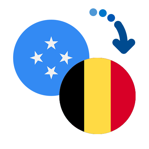How to send money from Micronesia to Belgium