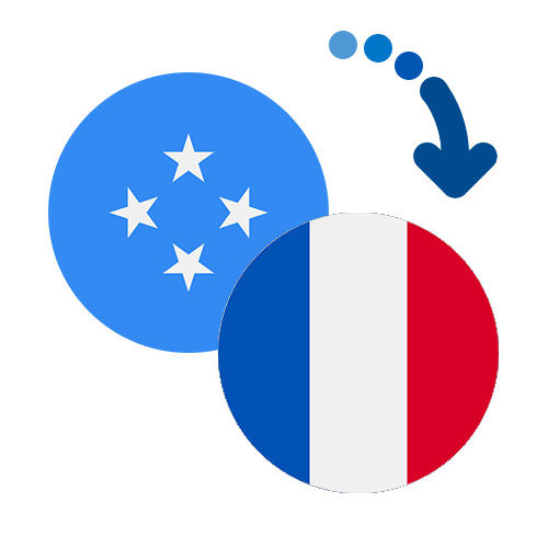 How to send money from Micronesia to France