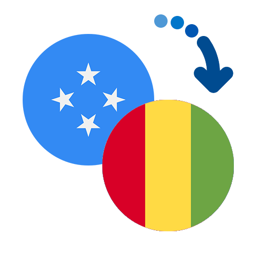 ¿Cómo mandar dinero de Micronesia a Guinea?