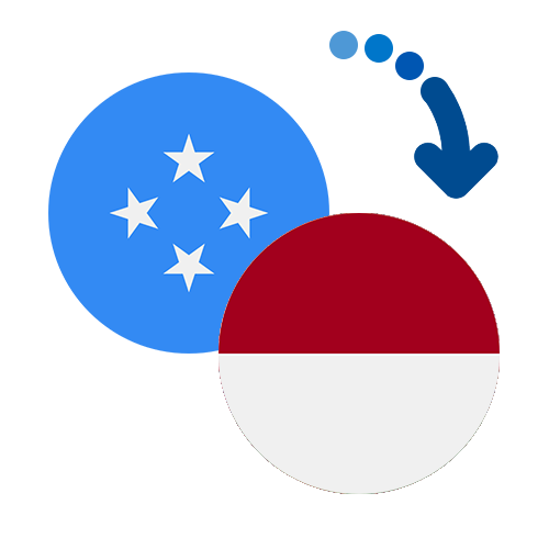 ¿Cómo mandar dinero de Micronesia a Indonesia?