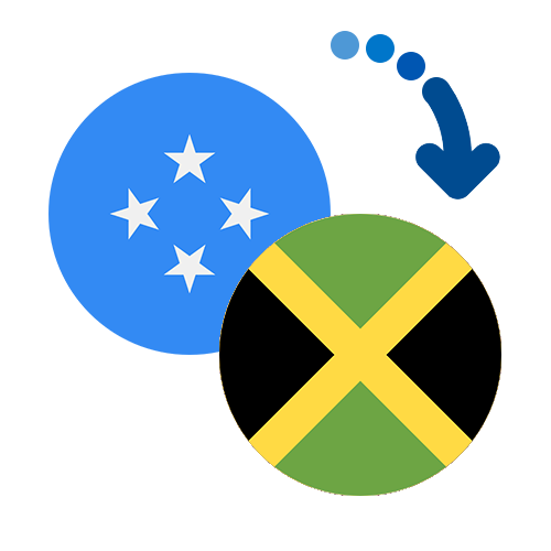 Wie kann man online Geld von Mikronesien nach Jamaika senden?