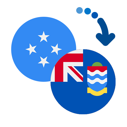 Jak wysłać pieniądze z Mikronezji na Kajmany online?