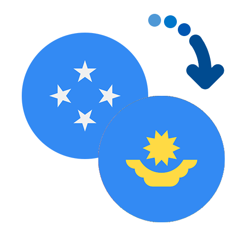 ¿Cómo mandar dinero de Micronesia a Kazajstán?