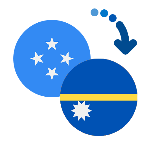 Wie kann man online Geld von Mikronesien nach Nauru senden?