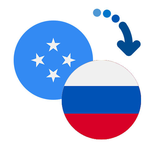 ¿Cómo mandar dinero de Micronesia a Rusia?