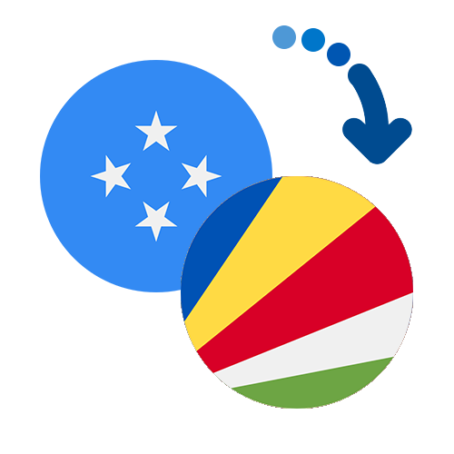 Wie kann man online Geld von Mikronesien auf die Seychellen senden?