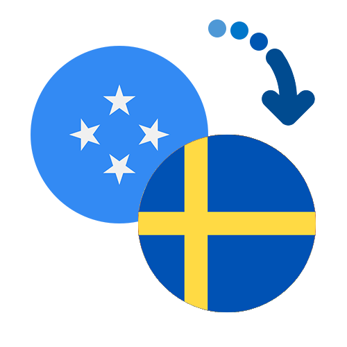 Wie kann man online Geld von Mikronesien nach Schweden senden?