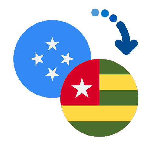 ¿Cómo mandar dinero de Micronesia a Togo?