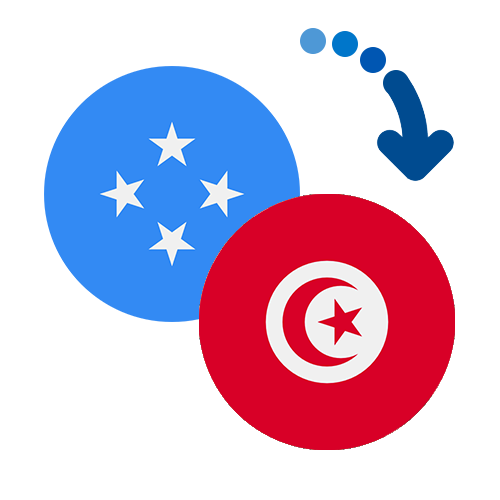 Wie kann man online Geld von Mikronesien nach Tunesien senden?