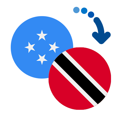 Wie kann man online Geld von Mikronesien nach Trinidad und Tobago senden?