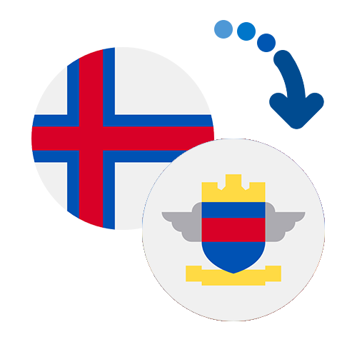 Wie kann man online Geld von den Färöer Inseln nach St. Barthelemy senden?