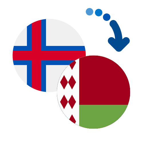 Wie kann man online Geld von den Färöer Inseln nach Belarus senden?