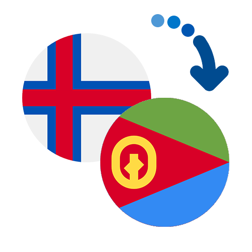 Wie kann man online Geld von den Färöer Inseln nach Eritrea senden?
