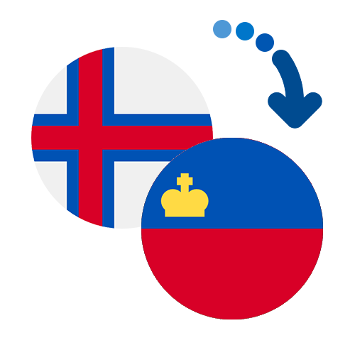 Wie kann man online Geld von den Färöer Inseln nach Liechtenstein senden?