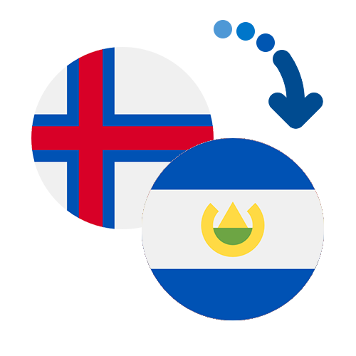 Wie kann man online Geld von den Färöer Inseln nach El Salvador senden?