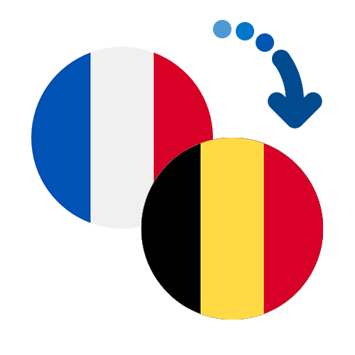 How to send money from France to Belgium