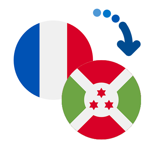 How to send money from France to Burundi
