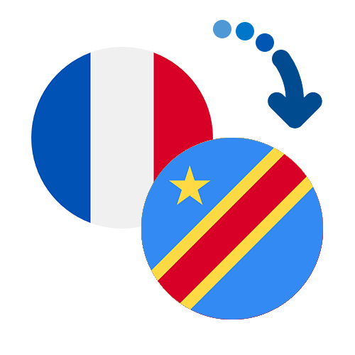 How to send money from France to Congo