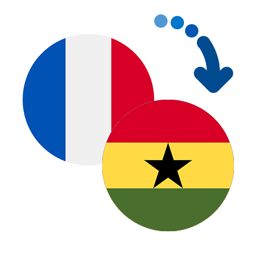 How to send money from France to Ghana